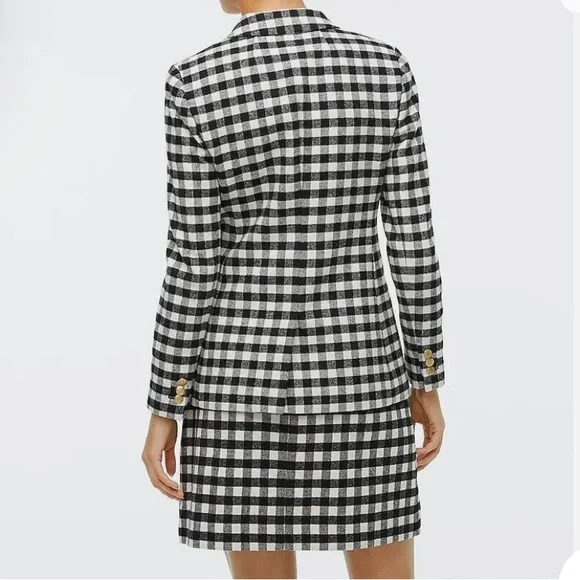 NWT JCrew Factory Wool-blend mini skirt in buffalo check, 00 - Picture 4 of 9